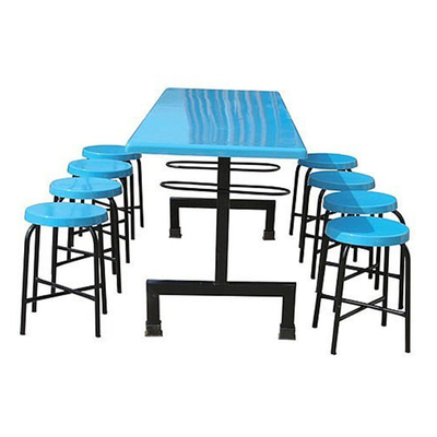 八人搁凳分体圆凳餐桌