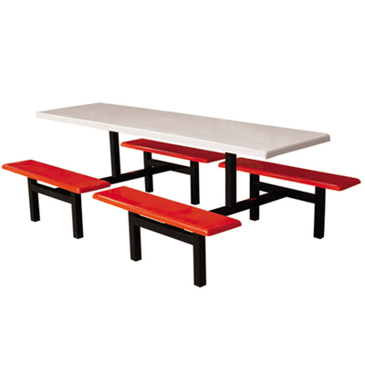 八人条凳快餐桌椅